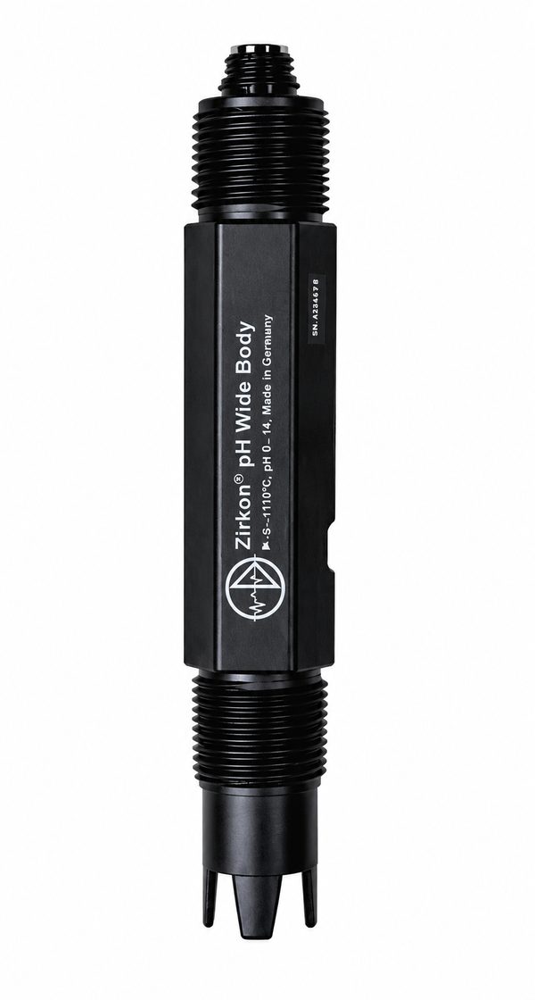 Zirkon® pH Wide Body — Heavy Duty Industrial pH Sensor with Ryton shaft and ¾ NPT connection