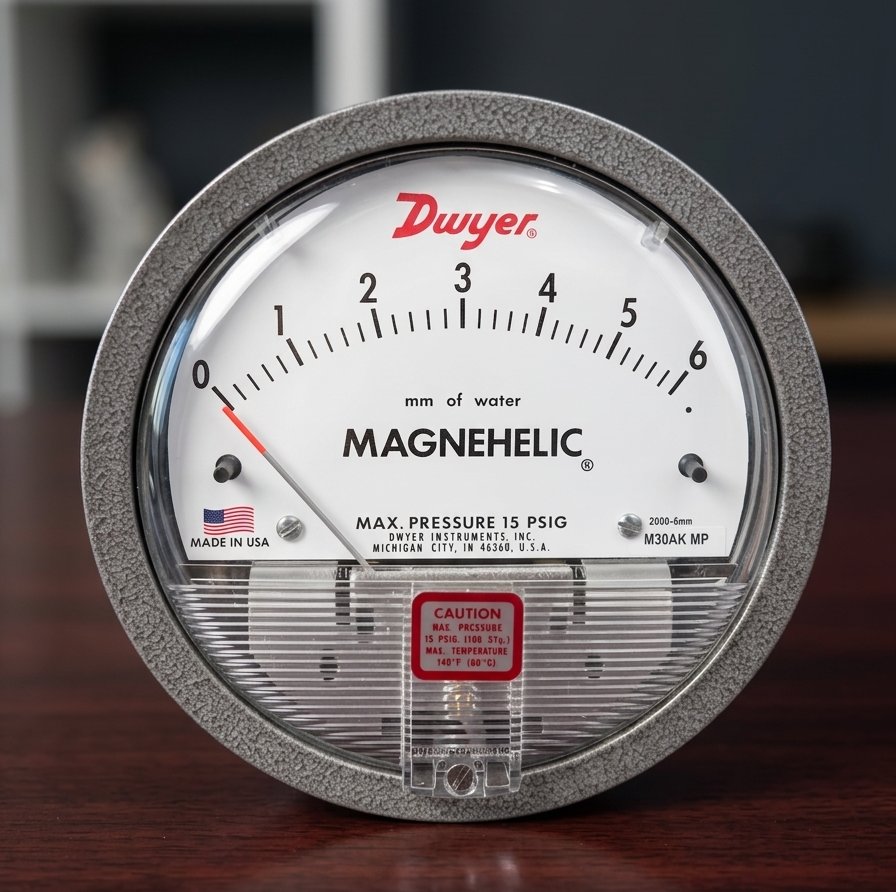 Dwyer Magnehelic Differential Pressure Gauge — IJ Instruments Supplier Tamil Nadu